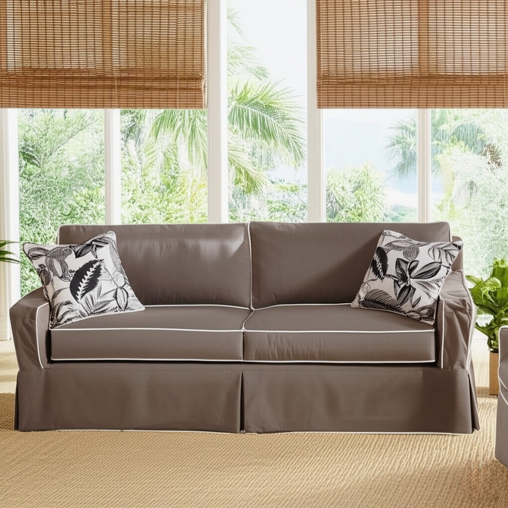 Gramercy Park 74" Full Sleeper Sofa with Slipcover by Braxton Culler Made in the USA Model 787-016XP