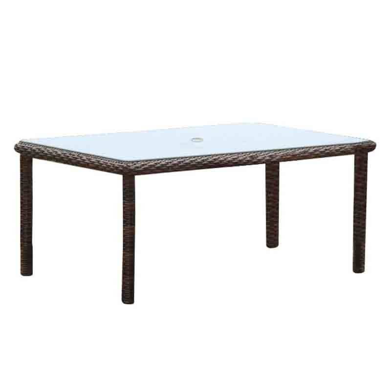 Saint Tropez All Weather Patio Rectangle Table 79319 By South Sea Rattan