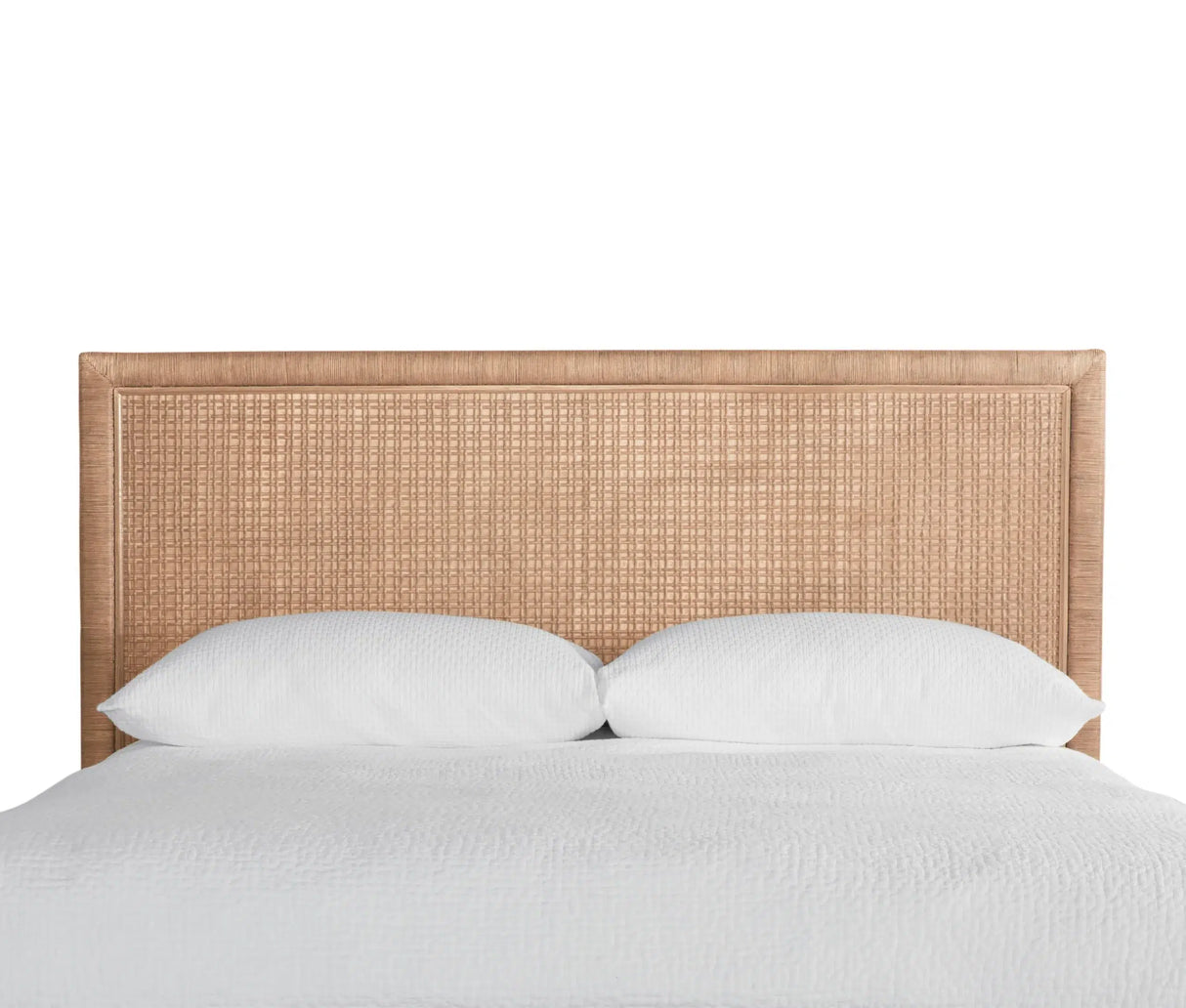 Naples Queen Rattan Panel Headboard by Braxton Culler Made in the USA Model 807-021H