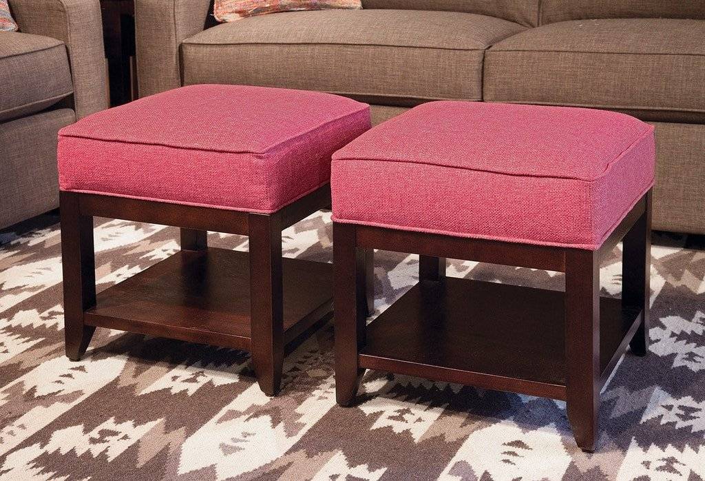 Elements Indoor Cube Ottoman by Braxton Culler Made in the USA Model 947-194