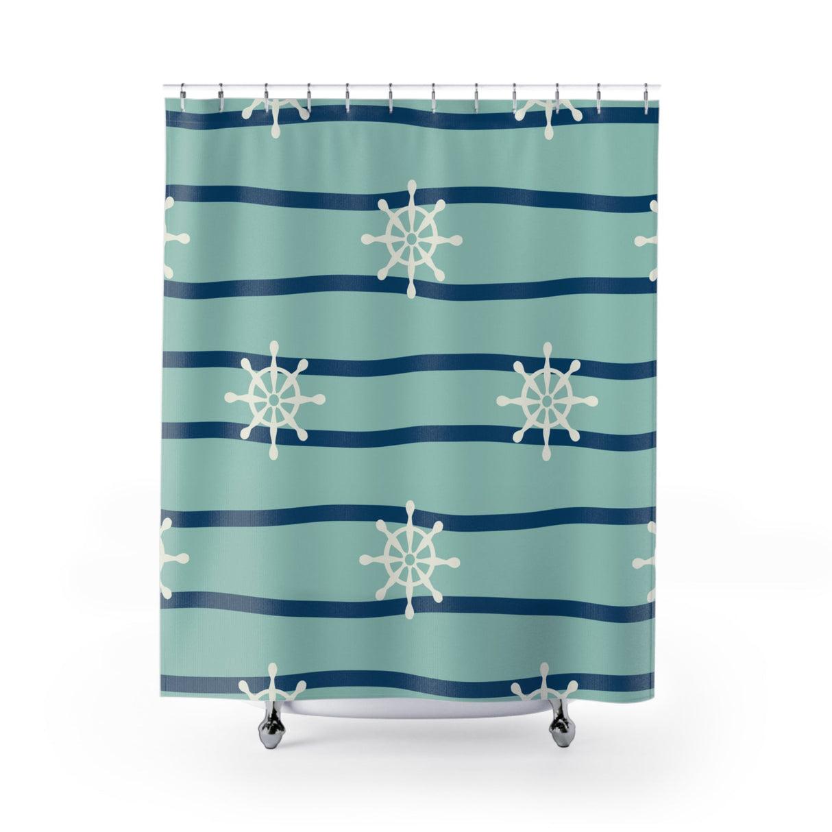 Captain's Helm Shower Curtain