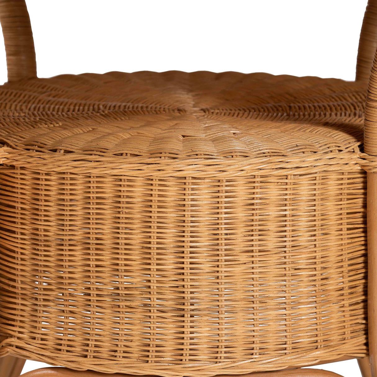 Wicker Fair Rattan Beautiful Adena 42 Inch Round Dining Table