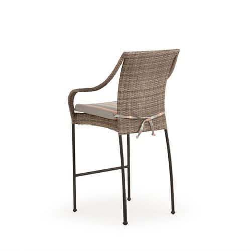 Alamo Outdoor Wicker Bar Stool Model 621845WIL