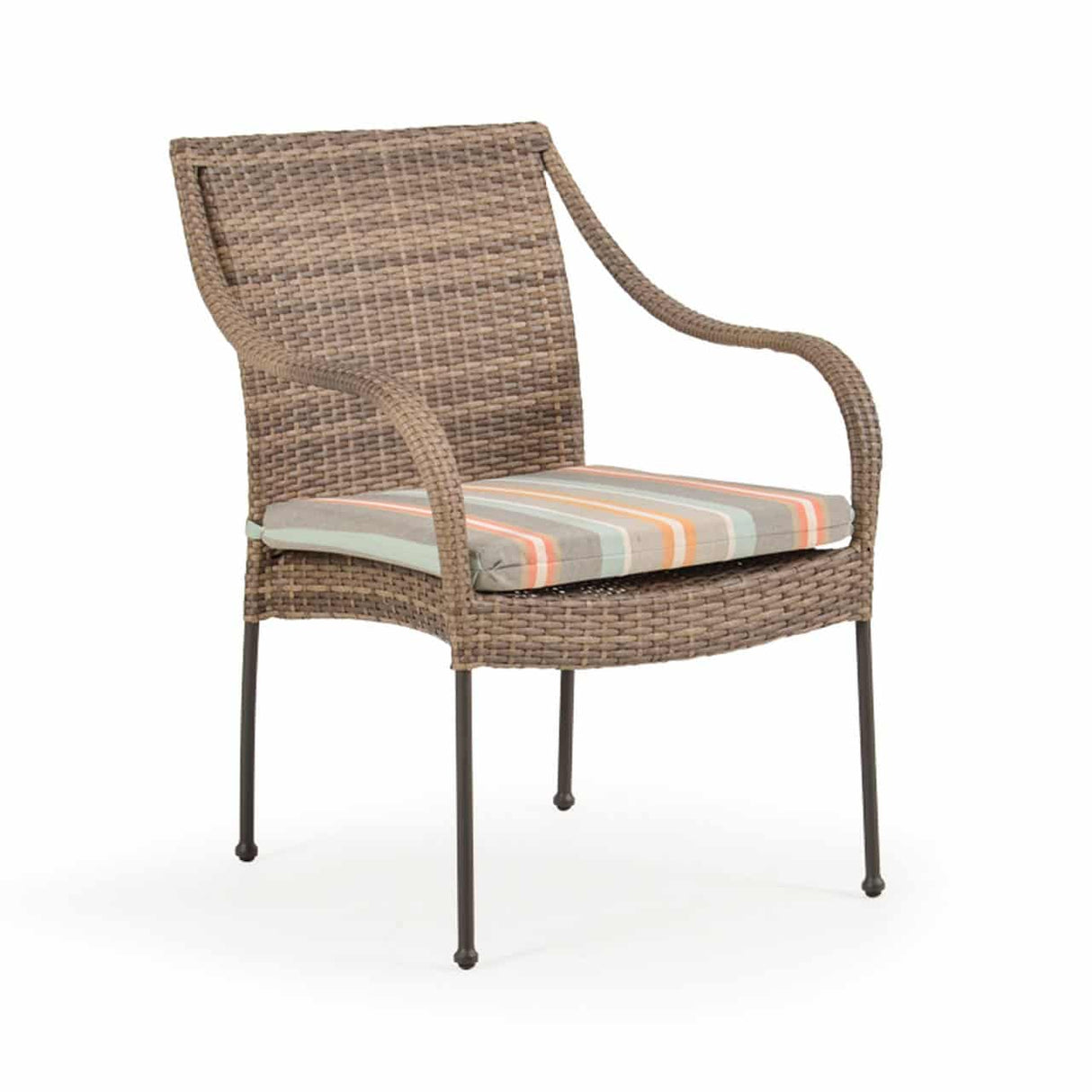 Alamo Outdoor Wicker Dining Arm Chair Model 621810WIL