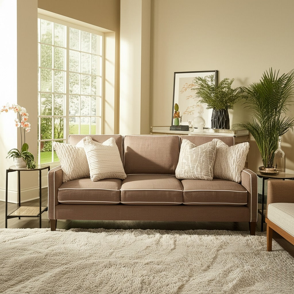 Urban Options 83" Configurable 3 over 3 Sofa by Braxton Culler Made in the USA Model Axxx-011