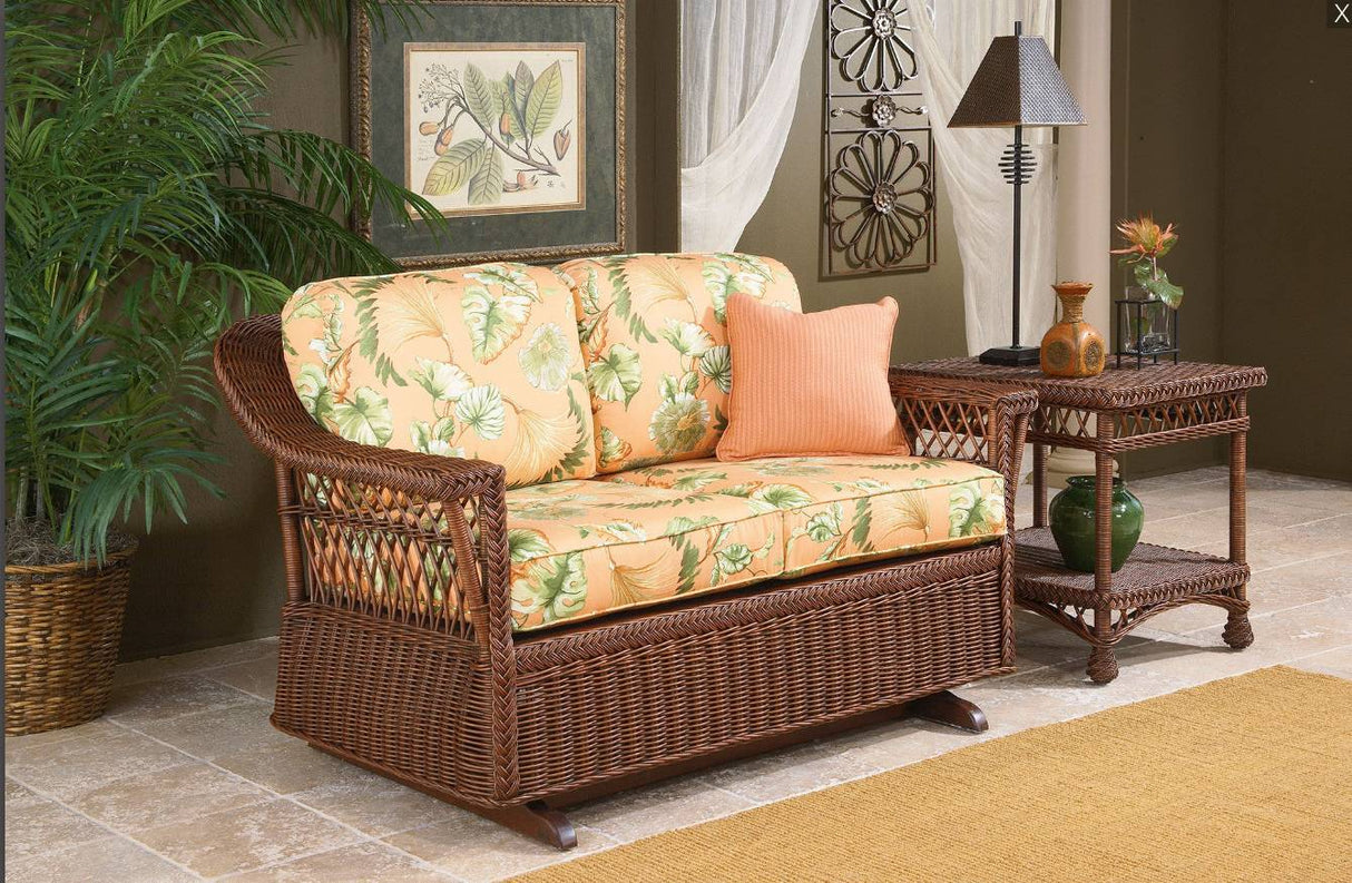 Bar Harbor 4 Pc Rattan Gliders Set by Designer Wicker Tribor