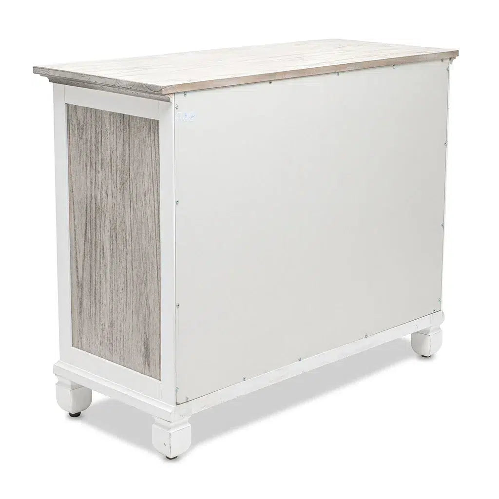 Nantucket 4-Pc Coastal Style (Queen or King) Bedroom Set by Wicker Fair