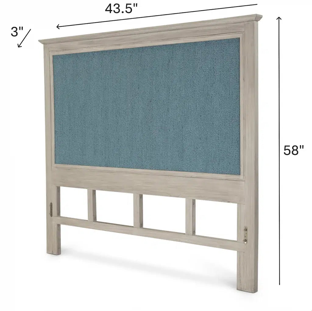 Ocean Isles Twin Headboard Model B55539-OCEANBLUE By Seawinds Trading
