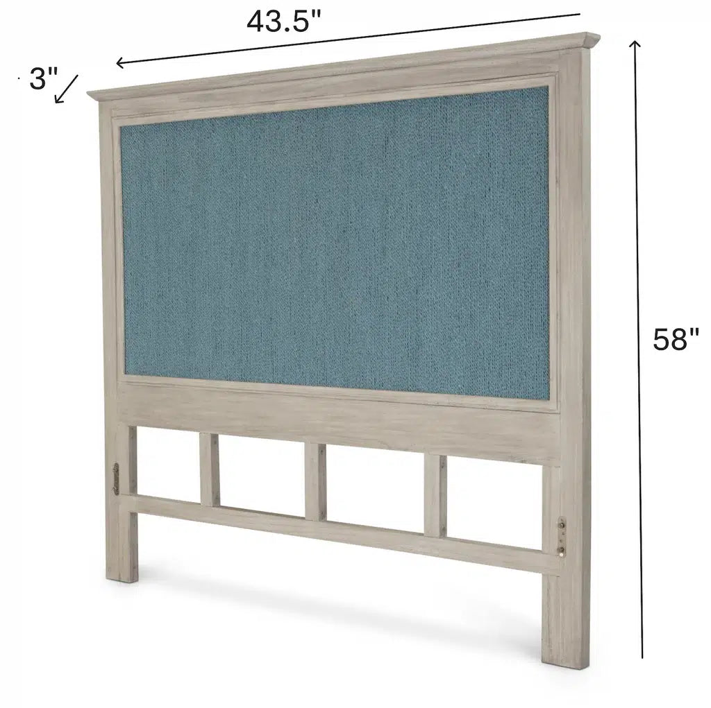 Ocean Isles Twin Headboard Model B55539-OCEANBLUE By Seawinds Trading