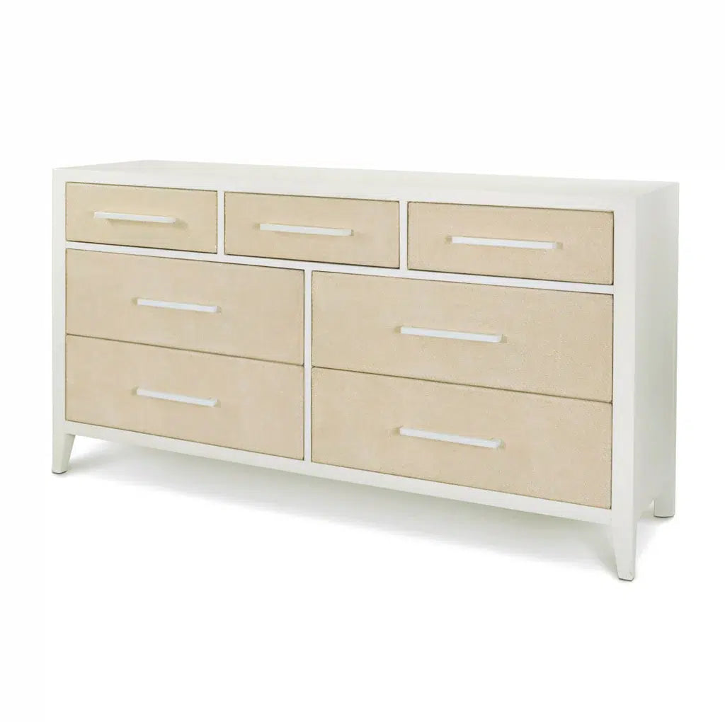 Miramar 7 Drawer Woven Dresser Model B77736-SAND By Seawinds Trading