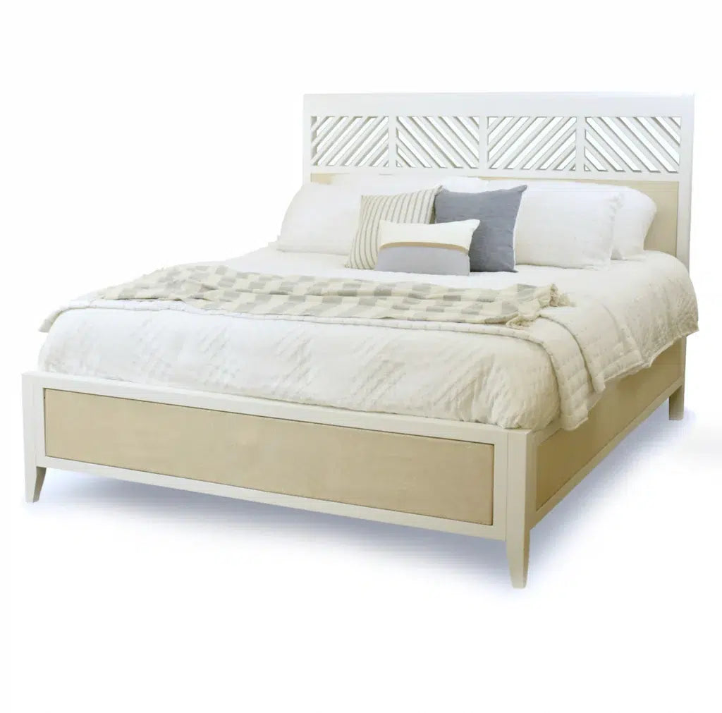 Miramar Non-Storage King Bed Model B777KBED-SAND By Seawinds Trading