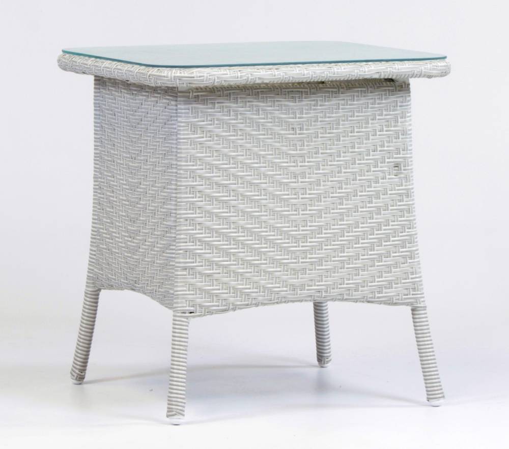 Bahia All Weather Patio Furniture Ottoman Model 78306 by South Sea Rattan