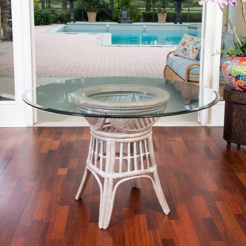 Bermuda Rattan and Wicker Dining Table Model BER012 from Alexander and Sheriden