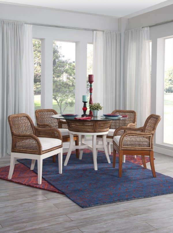 Boone Rattan Dining Arm Chair 1017-29 by Braxton Culler