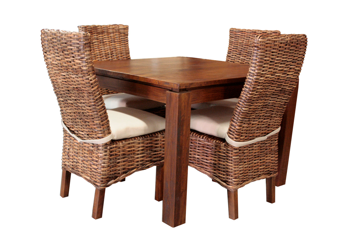 Borneo Solid Wood Square Dining Table from Capris Furniture Model TB752