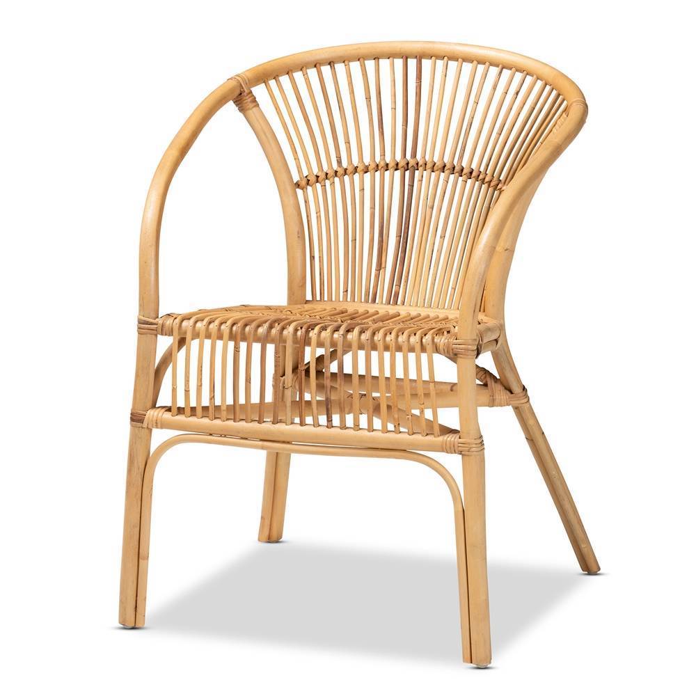 Breezy Point (Set of 2) Wicker Fair Rattan Wicker Dining Chairs
