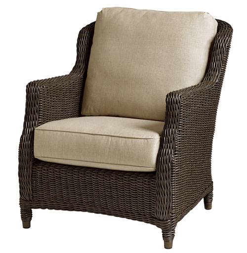 Brighton Outdoor Wicker Lounge Chair C9858 by Beachcraft