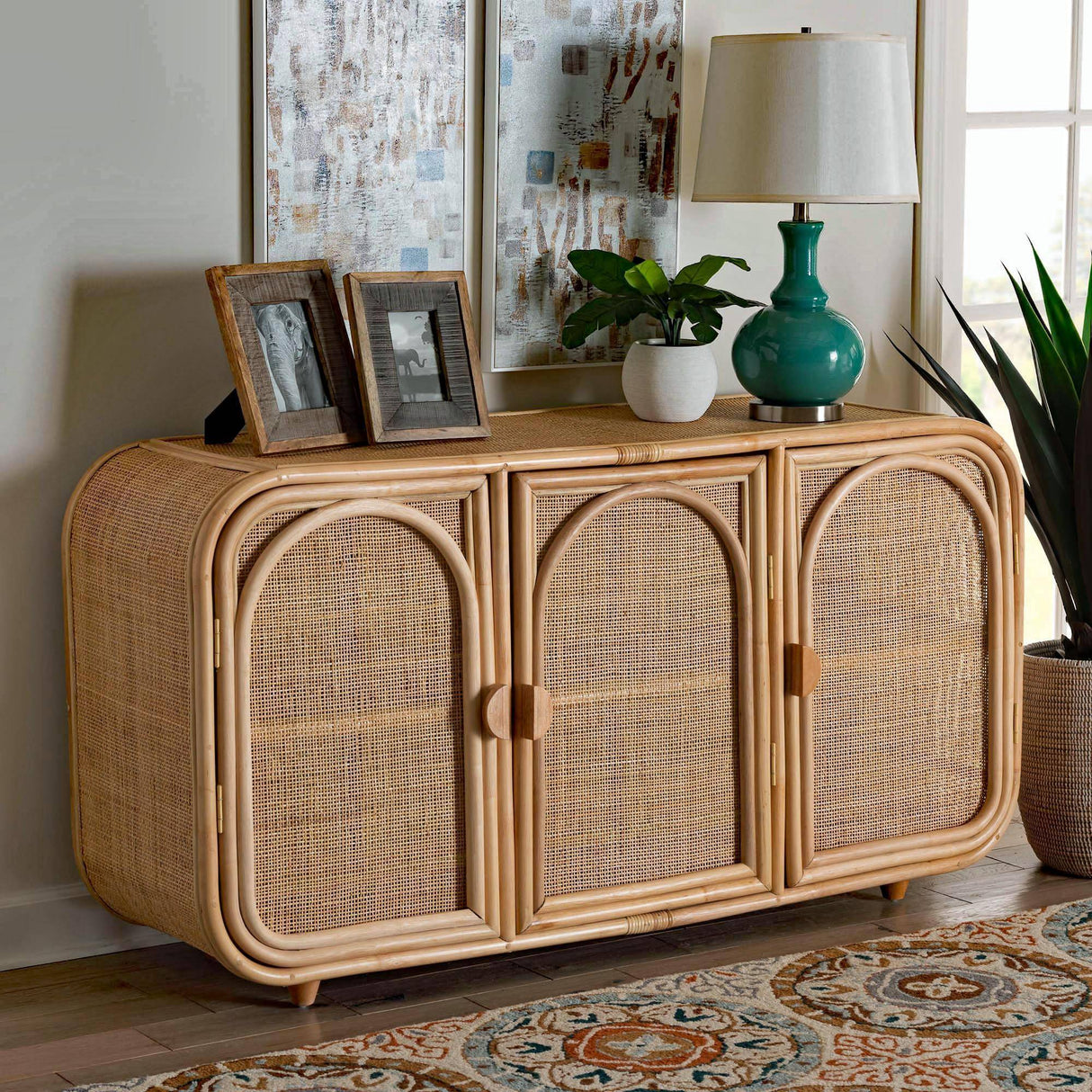 Bromo Wicker Fair Rattan Storage Cabinet for any Room of your Home