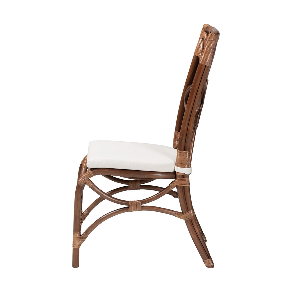 Raisa Natural Rattan Dining Chair by Wicker Fair