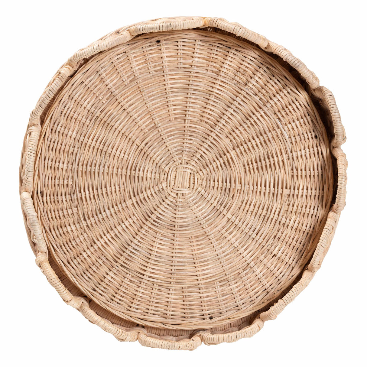 Ratoya Natural Rattan End Table by Wicker Fair