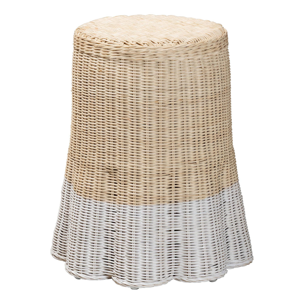Borneo Natural Rattan End Table by Wicker Fair