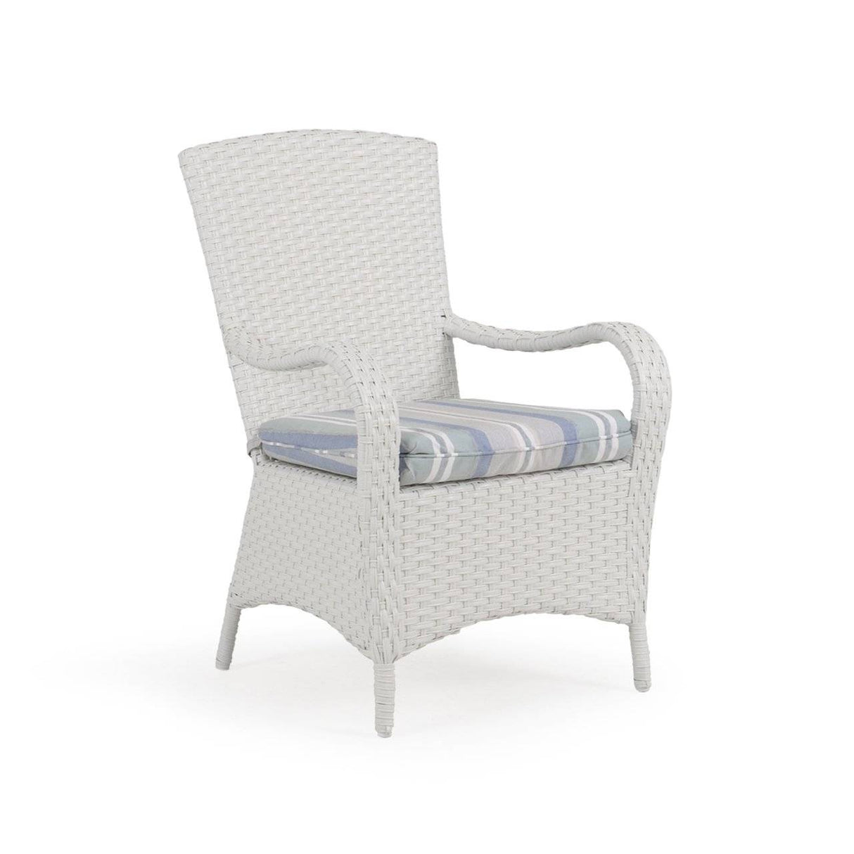 Bandirma Outdoor Wicker Dining Arm Chair in Sugar Sand Model 6010SGS