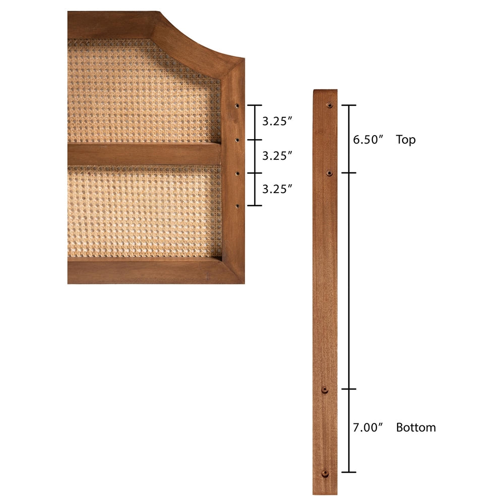 Hermine Bamboo Woven Queen Headboard by Wicker Fair