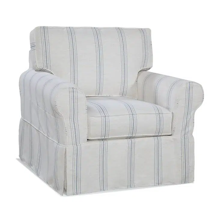 Bedford Small Chair with Slipcover by Braxton Culler Made in the USA Model 728-101XP