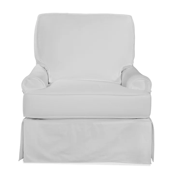 Belmont Swivel Chair with Slipcover by Braxton Culler Made in the USA Model 621-005XP