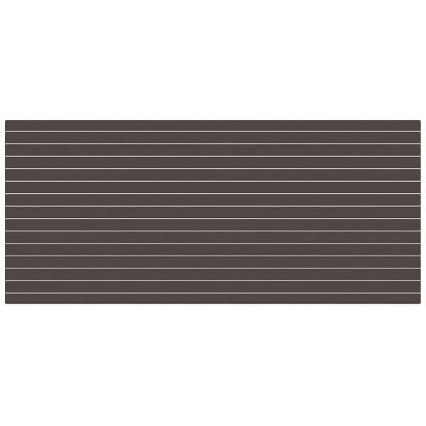 Big Falls Outdoor Rectangle Aluminum Slat Top Dining Table in Charcoal Model 031846SLUCHA