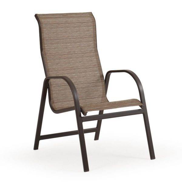 Boston Harbor Outdoor Stationary 5 Piece Sling Dining Set Model Boston-Harbor-5PC-Dining