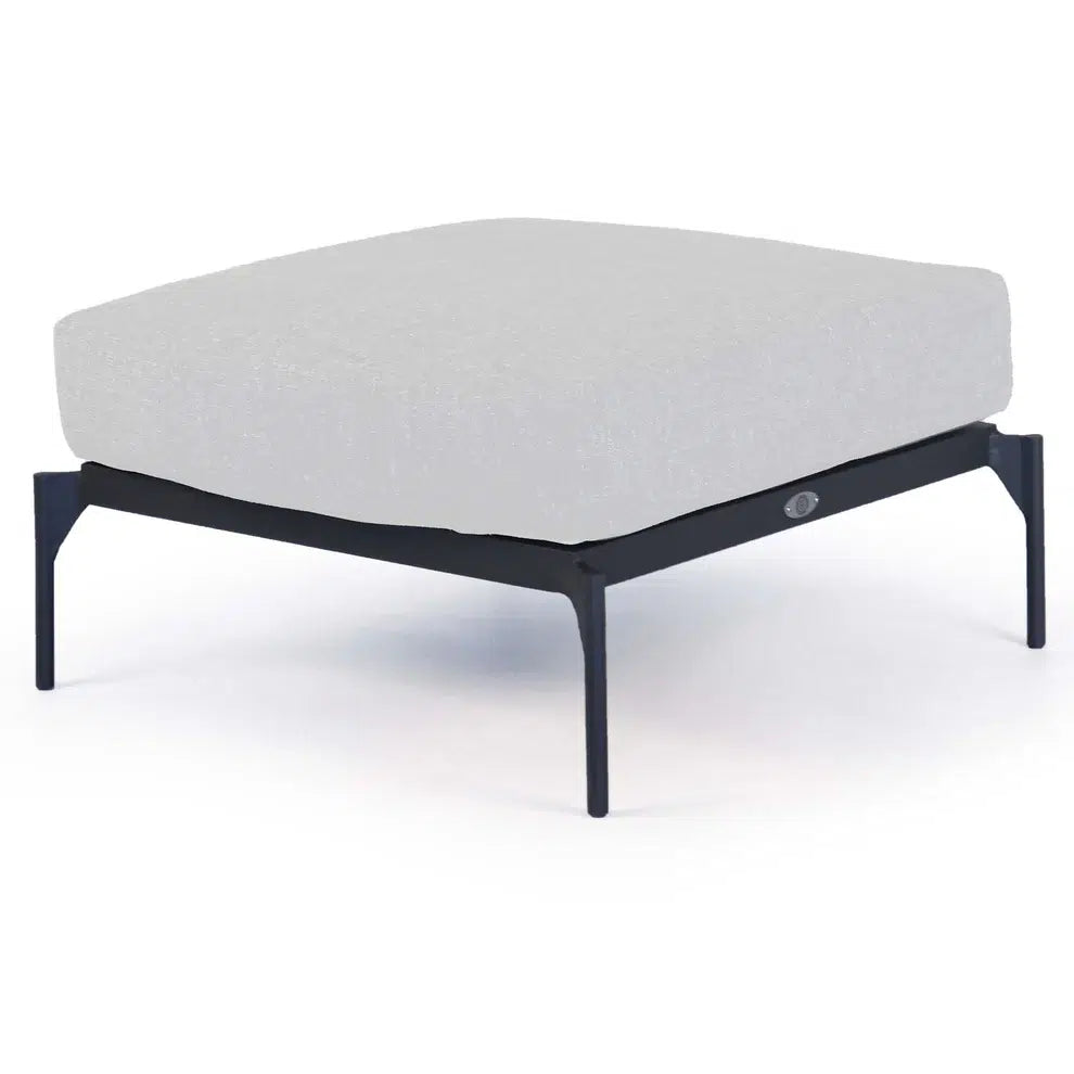 Boston Outdoor Ottoman with Sunbrella Cushion Model 24156-CMA-CUSH by Skyline Design