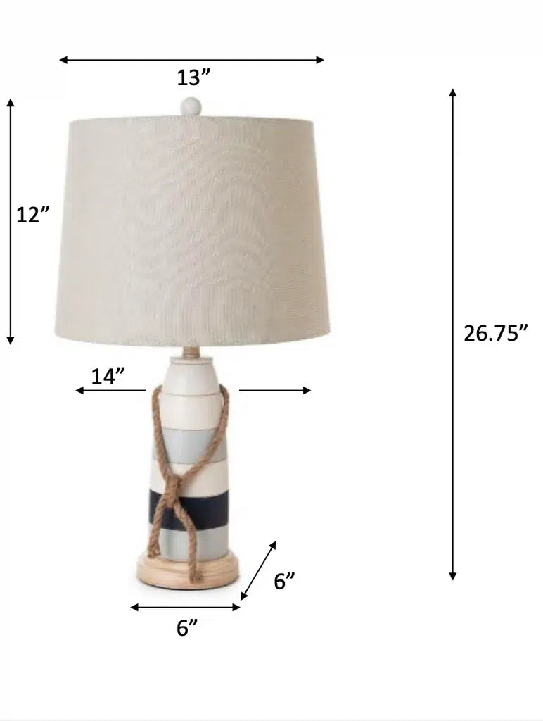 Buoy Table Lamp Set of 2 Model LUX-52076-TRI By Lux Lighting