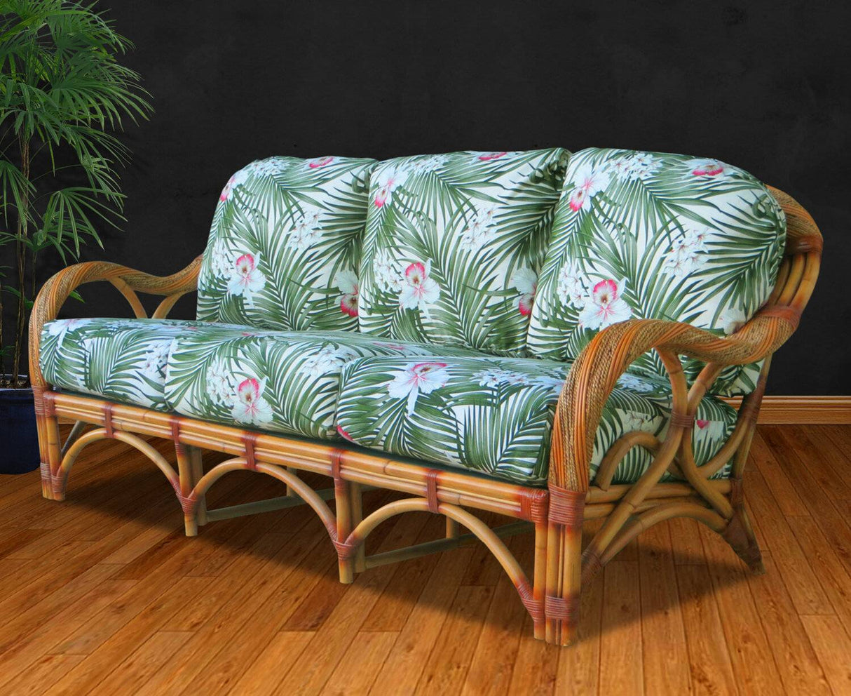 Caneel Bay Rattan Sofa CB3S from Spice Islands Wicker