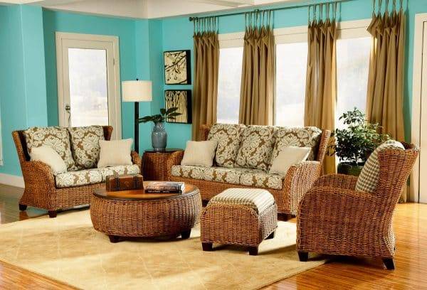 Clarissa Rattan Chaise Lounge CZ-04 by Designer Wicker Tribor