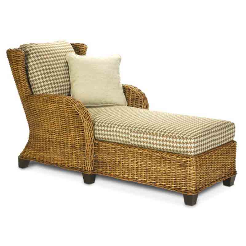 Clarissa Rattan Chaise Lounge CZ-04 by Designer Wicker Tribor