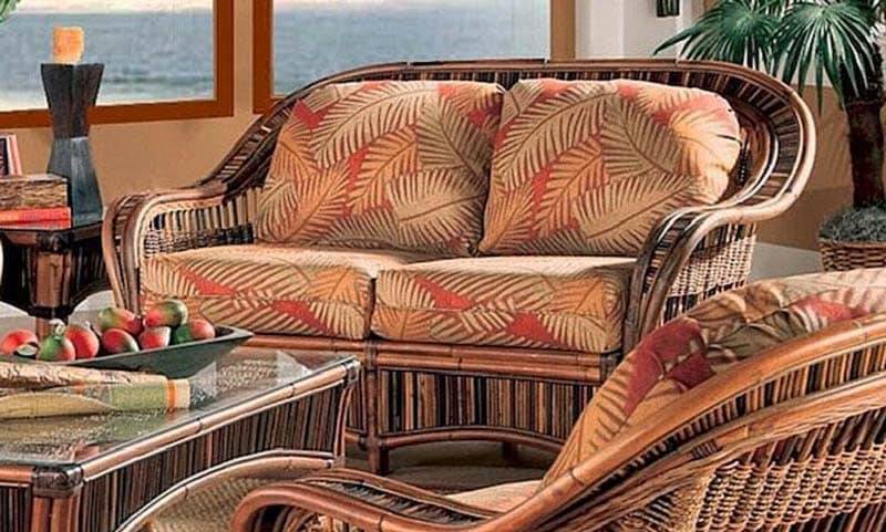 Shangri-la Wicker Cushion Set (Loveseat) – Made in the USA SlA-CUSH-LS by Wicker Fair