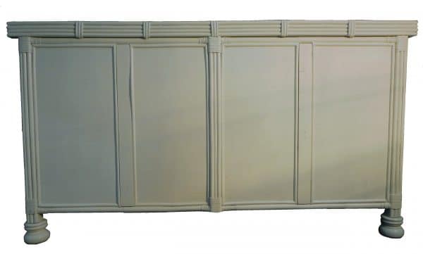 Coral Cove Rattan 6 Drw Dresser Model CC6D By Spice Island Wicker (Coastal White or Tropical Antique Stains)
