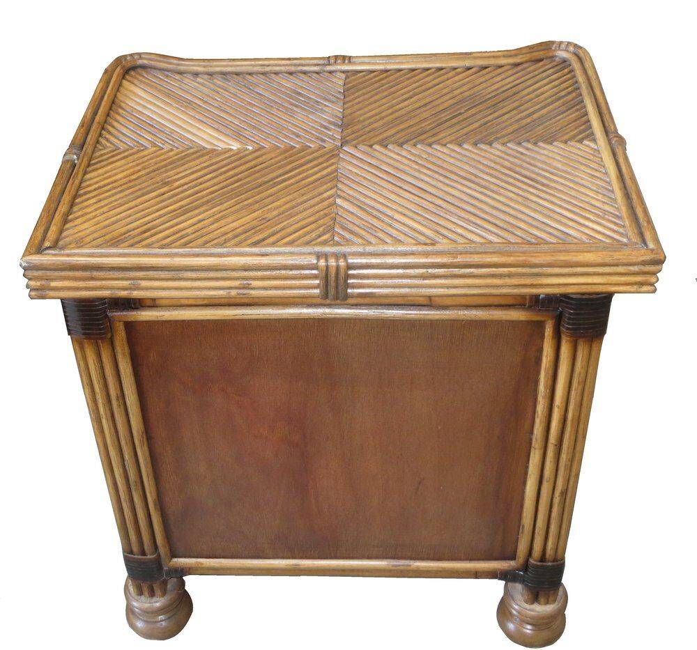 Palm Bay Rattan Nightstand Model PBNS by Wicker Fair