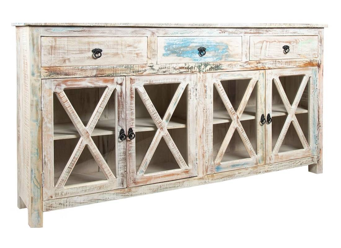 Creekwood Dining Room Server Cabinet in Distressed Finish IN6024 by Capris Furniture