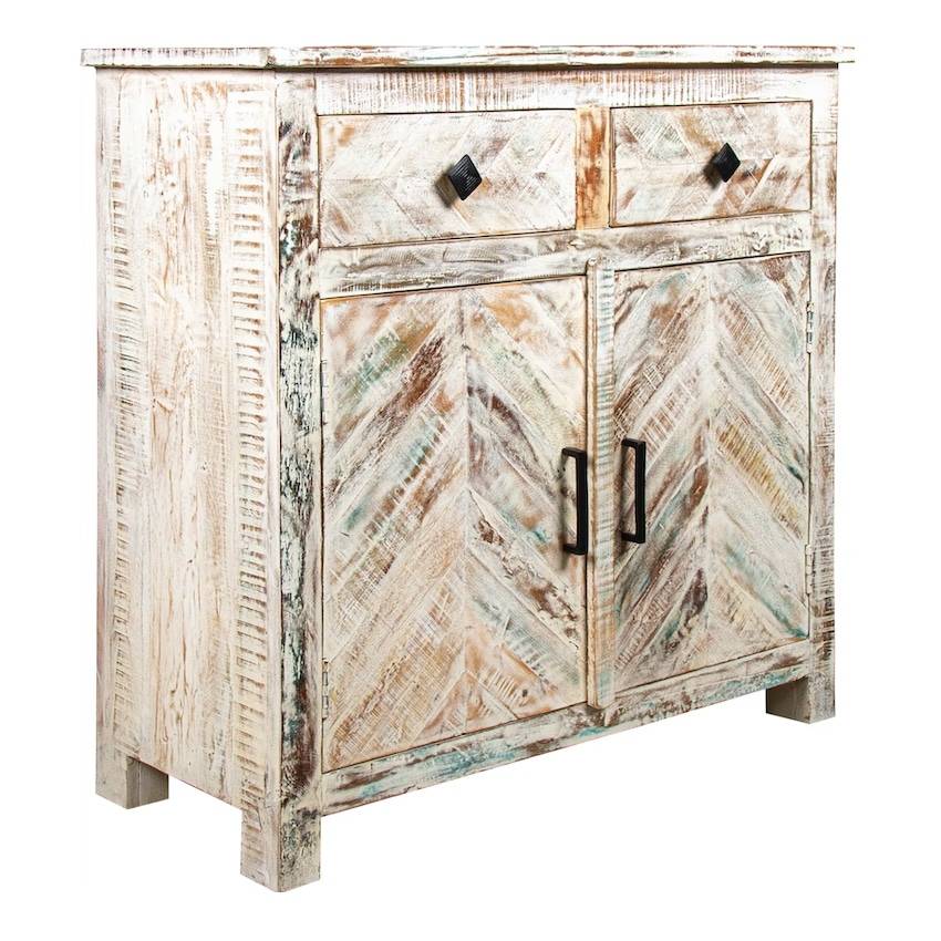 Creekwood Storage Cabinet for Any Room in Distressed Finish IN6025 by Capris Furniture