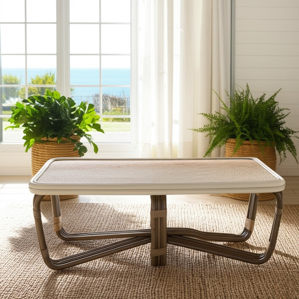Amalfi Rattan Coffee Table by Capris Furniture Model CT325