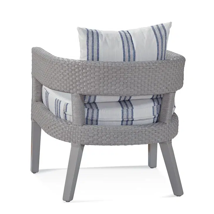 Charlotte Rattan Accent Chair by Braxton Culler Made in the USA Model 1082-001