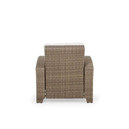 City Light Outdoor Wicker Reclining Back Club Chair in Oyster Grey Model 6392OG