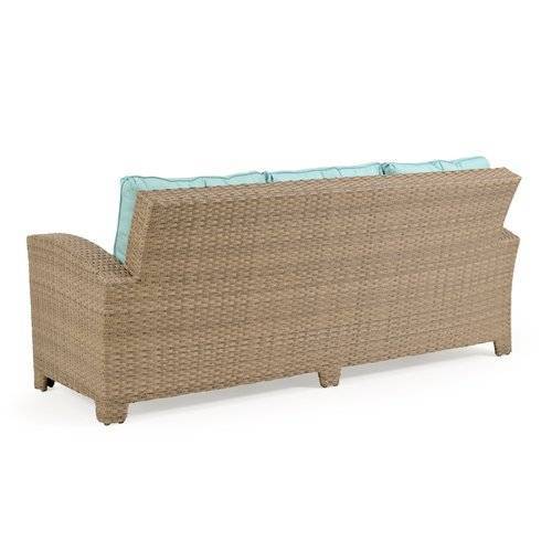 City Light Outdoor Wicker Sofa in Oyster Grey Model 6603OG