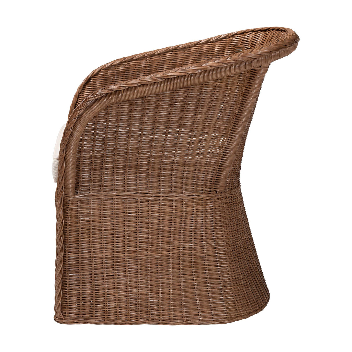 Clarinda Wicker Fair Rattan Dining or Accent Chair