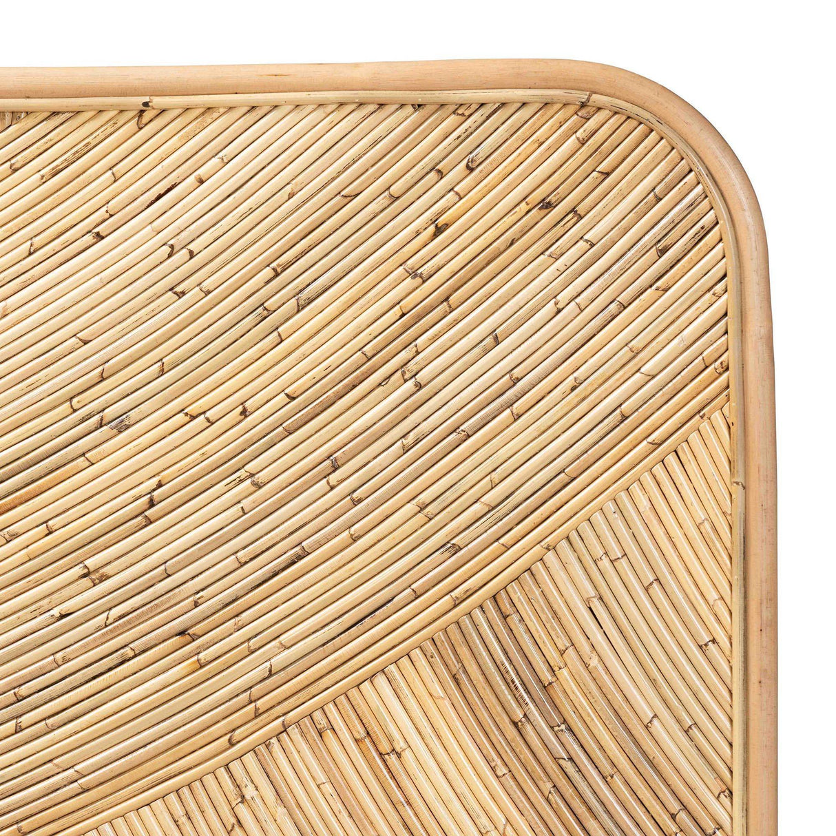 Porto Bohemian Honey Rattan Queen Headboard