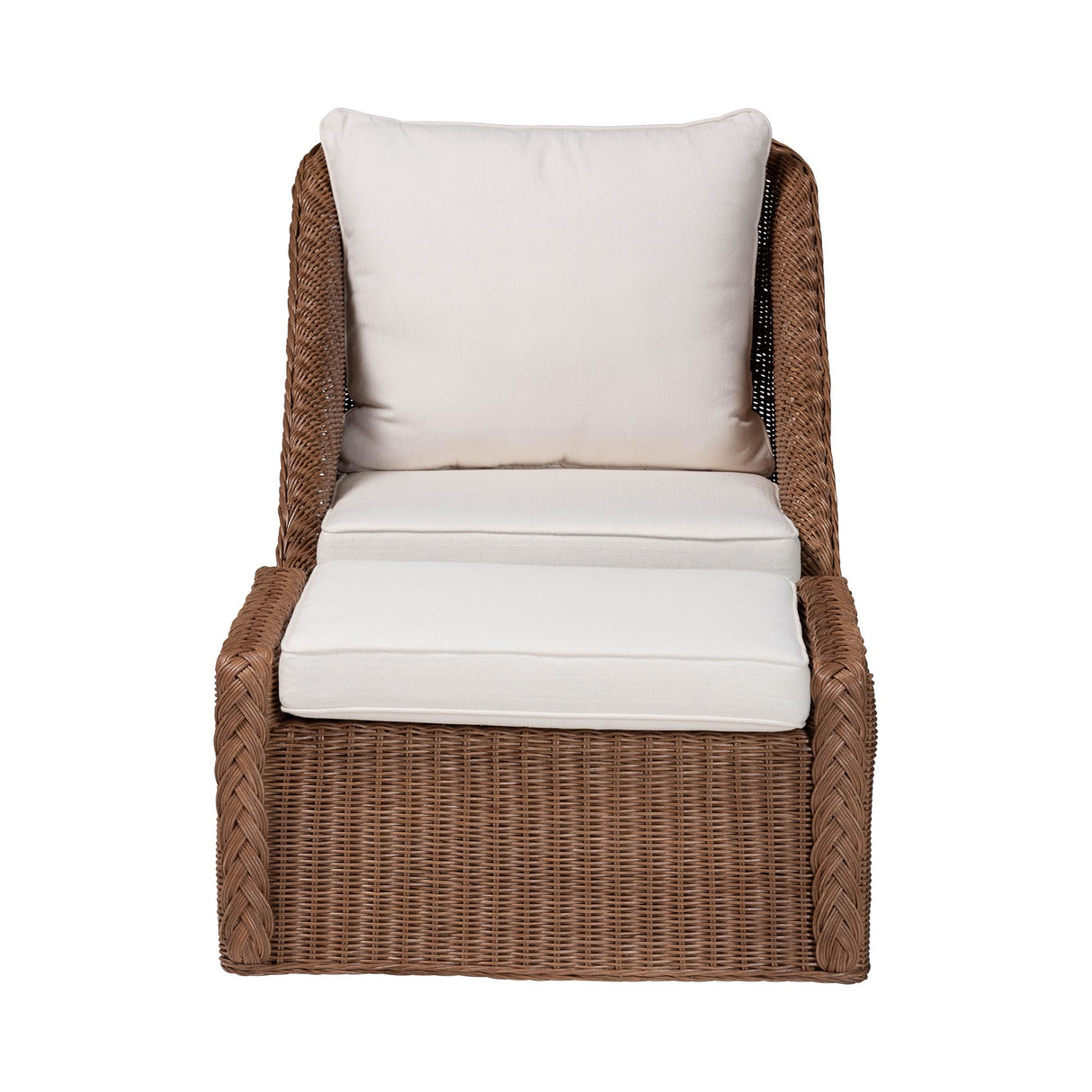 Derris Wicker Fair Rattan 3-Piece Living Room Set