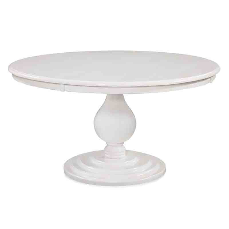 Douglas 48 or 54 Inch Round Solid Rubberwood Dining Table Model 1051-075 Made in the USA by Braxton Culler