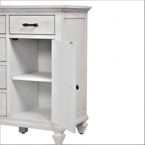 Surfside 6-Drawer / 2-Door Dresser Model B27736-WW By Seawinds Trading